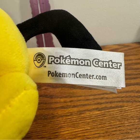 EUC Pokémon Plush Picho Mini Black & Yellow 7” Big Ears Anime - Picture 4 of 6